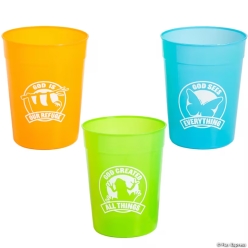 Rainforest VBS Reusable 10oz Plastic Cups-12Pk